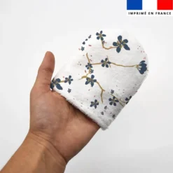 Kit mini-gants nettoyants motif fleur de cerisier