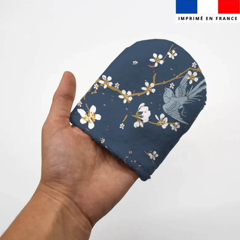 Kit mini-gants nettoyants motif fleur de cerisier