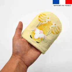 Kit mini-gants nettoyants motif gnome de Pâques