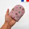 Kit mini-gants nettoyants motif cœur d'artichaut - Création Lili Bambou Design