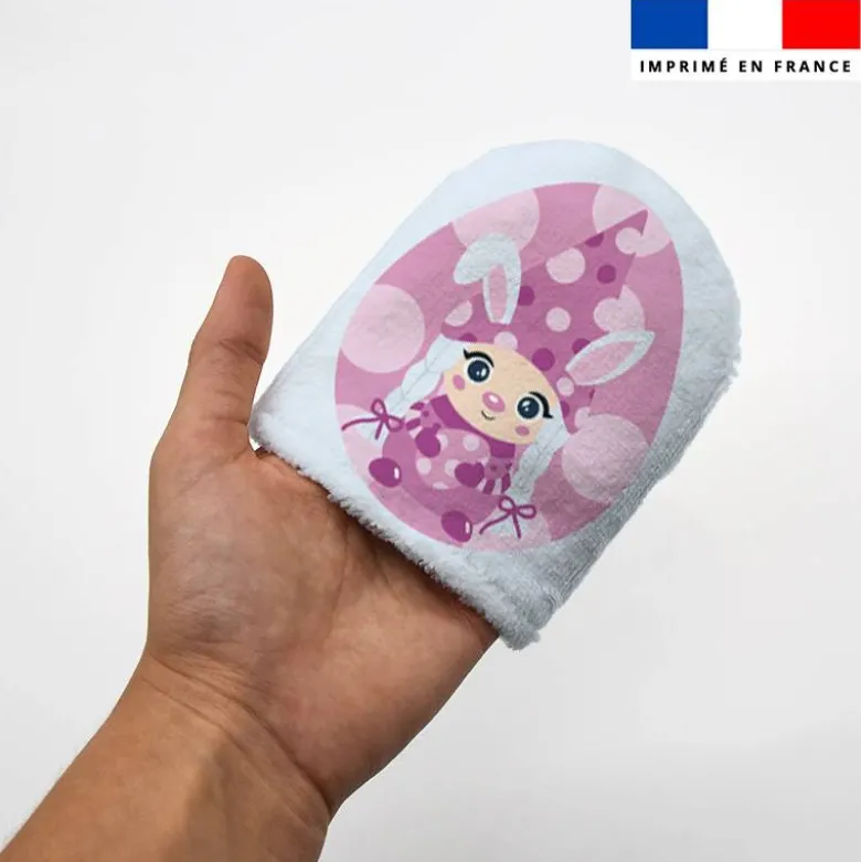 Kit mini-gants nettoyants motif lutins de Pâques