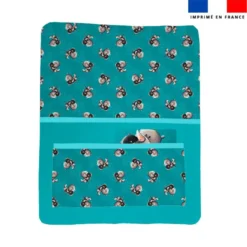 Kit pochette ardoise motif bébé rhino - Création Stillistic