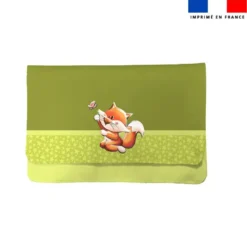 Kit pochette ardoise motif bébé renard - Création Stillistic