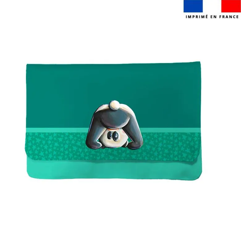 Kit pochette ardoise motif bébé panda - Création Stillistic
