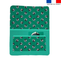 Kit pochette ardoise motif bébé panda - Création Stillistic