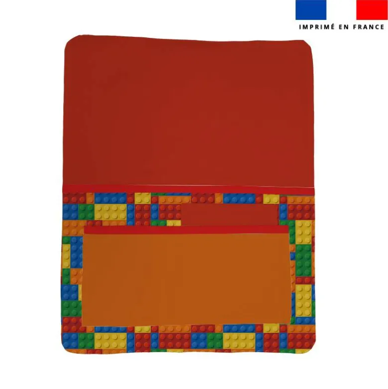 Kit pochette ardoise motif briques multicolores