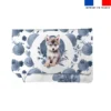 Kit pochette ardoise motif husky aquarelle
