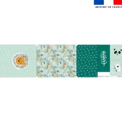 Kit pochette ardoise motif jungle friends