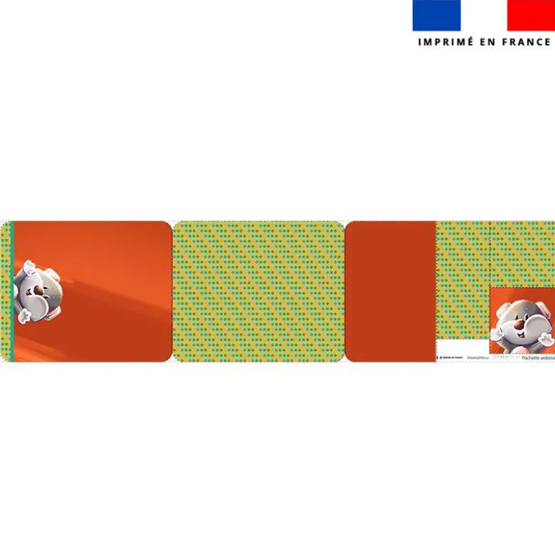 Kit pochette ardoise motif Koala Lou-Stick - Création Stillistic
