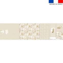 Kit pochette ardoise motif lapin dans les nuages