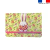 Kit pochette ardoise motif lapin printanier - Création Stillistic