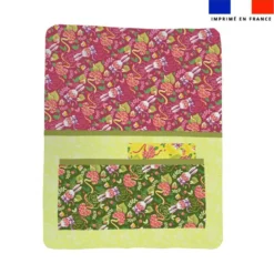 Kit pochette ardoise motif lapin printanier - Création Stillistic