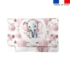 Kit pochette ardoise motif éléphant aquarelle