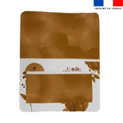 Kit pochette ardoise motif ourson aquarelle