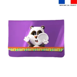 Kit pochette ardoise motif Panda Lou-Stick - Création Stillistic