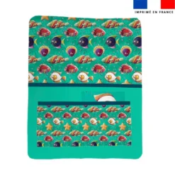 Kit pochette ardoise motif poissons bonbons - Création Stillistic