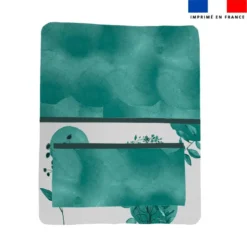 Kit pochette ardoise motif raton laveur aquarelle