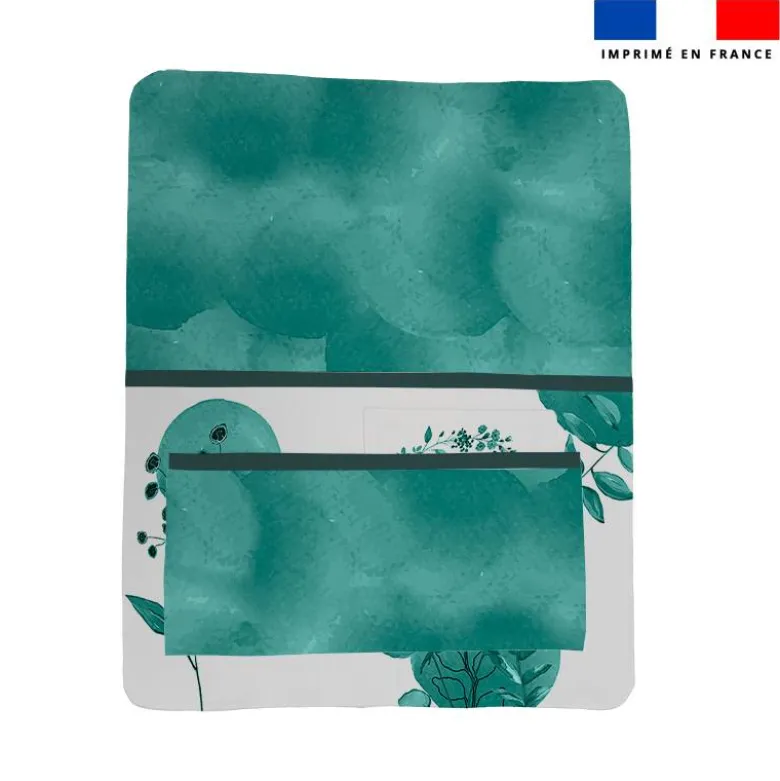 Kit pochette ardoise motif raton laveur aquarelle