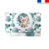 Kit pochette ardoise motif renard aquarelle