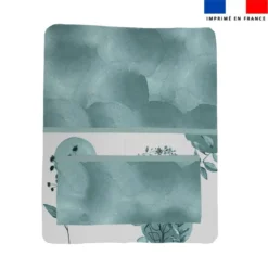 Kit pochette ardoise motif renard aquarelle