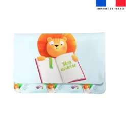 Kit pochette ardoise motif safari à l'école