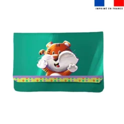 Kit pochette ardoise motif Tigre Lou-Stick - Création Stillistic