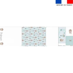 Kit pochette ardoise personnalisée - Ourson indien