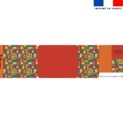 Kit pochette ardoise personnalisée - Briques multicolores