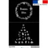 Kit pochette de noel motif bonnes fêtes