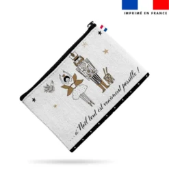 Kit pochette de noel motif casse-noisette