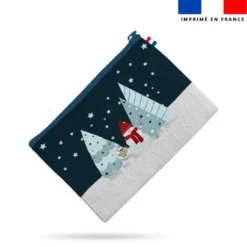Kit pochette de noel motif lutin de Noël