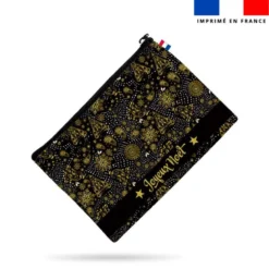 Kit pochette de noel motif sapin gold
