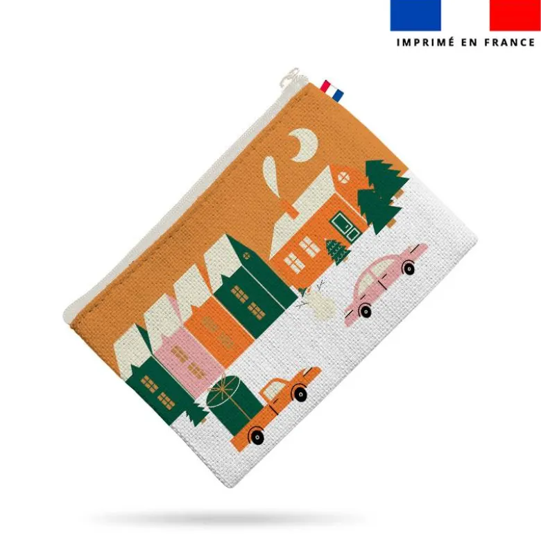 Kit pochette motif ambiance Noel