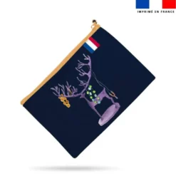 Kit pochette motif bois précieux - Création Cat&Colours