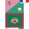 Kit pochette motif chien de Noel