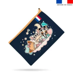 Kit pochette motif chiens bonne nuit - Création Jolifox