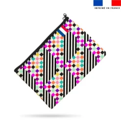 Kit pochette motif coeur sacré - Création Lili Bambou Design