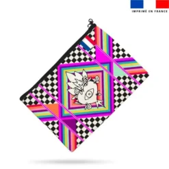 Kit pochette motif coeur sacré - Création Lili Bambou Design