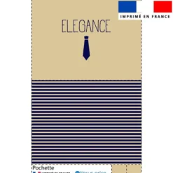 Kit pochette motif élégance