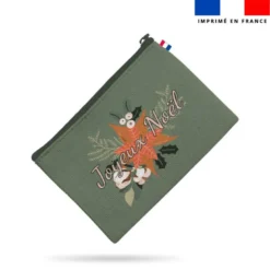 Kit pochette motif Noël Scandinave