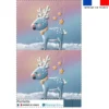 Kit pochette motif renne du pôle nord - Création Stillistic