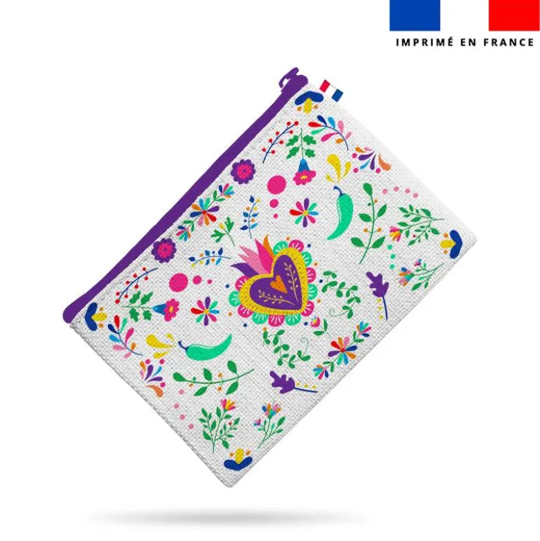 Kit pochette motif tranquilo mexico