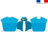 Kit poncho de bain bleu motif bébé loutre - Création Stillistic