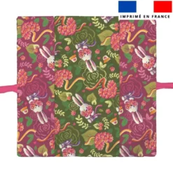 Kit protège livret de famille personnalisé - Lapin printanier - Création Stillistic