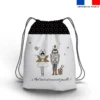 Kit sac à dos coulissant de noel motif casse-noisette