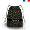 Kit sac à dos coulissant de noel motif sapin gold