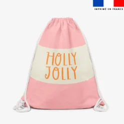Kit sac à dos coulissant motif ambiance Noel