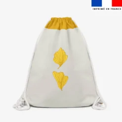 Kit sac à dos coulissant motif fleur bohème