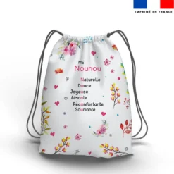 Kit sac à dos coulissant motif nounou