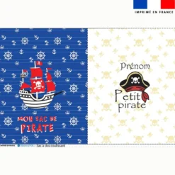 Kit sac à dos coulissant personnalisé - Pirate